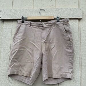 J.HILBURN OXFORD SHORTS 100% COTTON KHAKI Sz 35